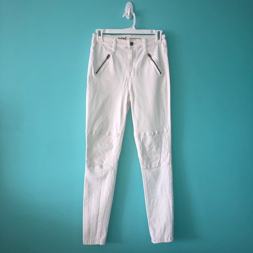 WHITE HIGH RISE JEGGINGS 🧡 - Picture 2 of 4
